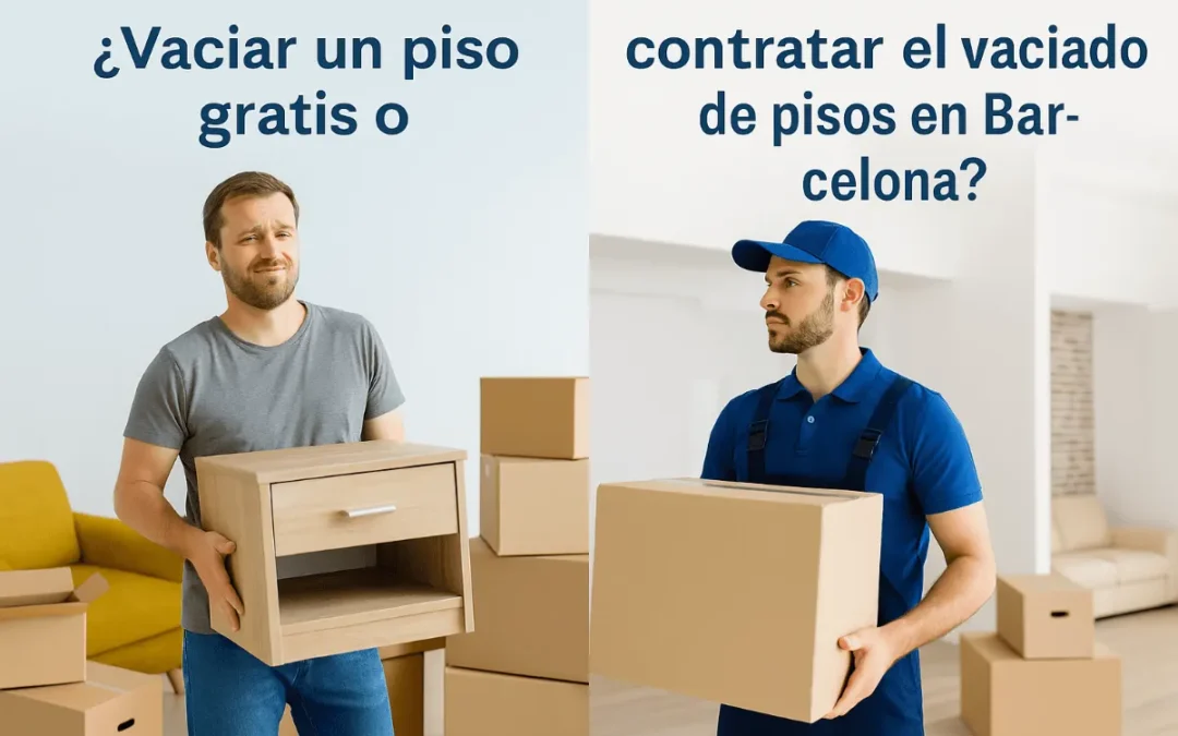 ¿Es mejor vaciar un piso gratis o contratar un servicio de vaciado de pisos en Barcelona?